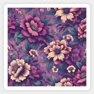 Purple Flowers Sticker